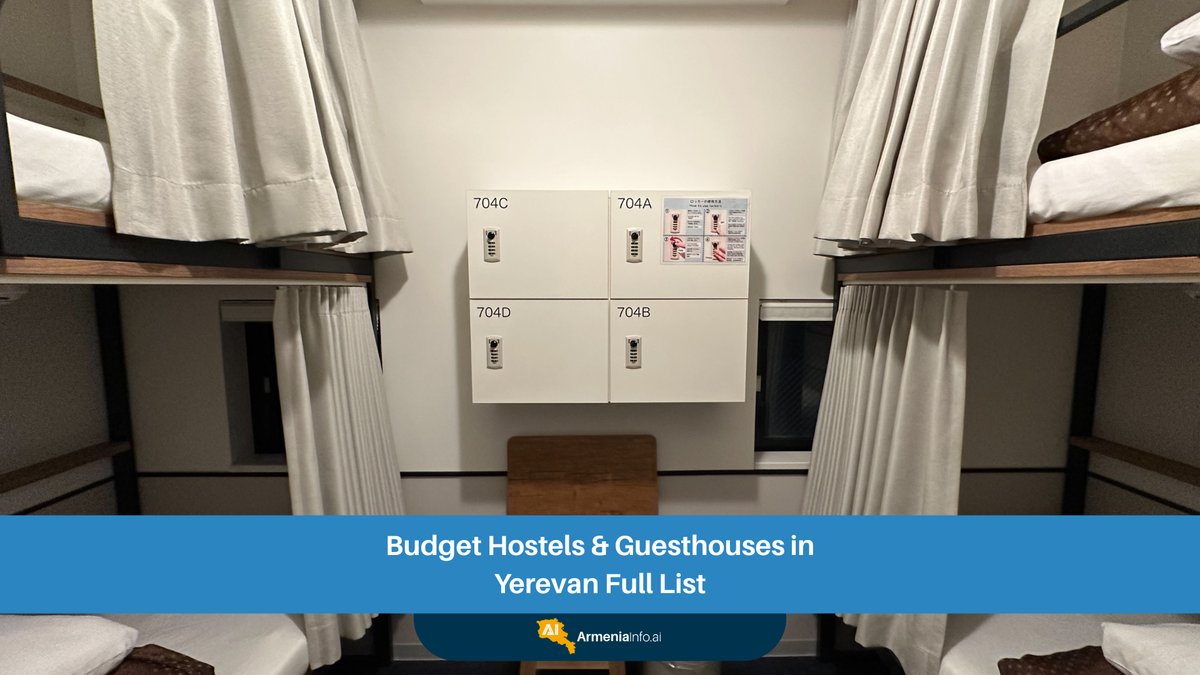 Discover Affordable Adventures: Your Ultimate Guide to Budget Hostels & Guesthouses in Yerevan Full List