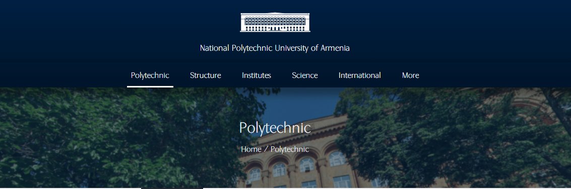 National Polytechnic University of Armenia